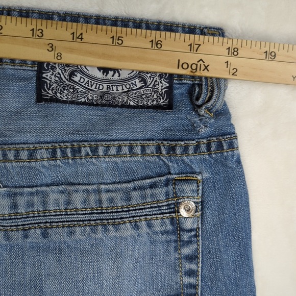 Buffalo David Bitton King Slim Boot Size 36 Medium Wash 100% Cotton‎ - Picture 13 of 15